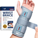 FEATOL Wrist Brace Hand Brace for Carpal Tunnel and Tendonitis Support Right Hand Small/Medium