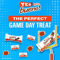 Kinder Bueno Milk Chocolate Bars with Hazelnut Cream, Bulk 20 Pack, Chocolate Candy Bars for Game Day, Football Party Supplies, Snacks for Adults, 4 Per Pack