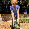 Nerf Weather Blitz Foam Football for All-Weather Play - Easy-to-Hold Grips – Great for Indoor and Outdoor Games - Green